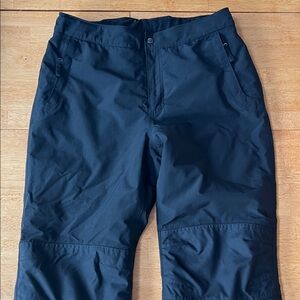 Lands' End Black Snow Pants